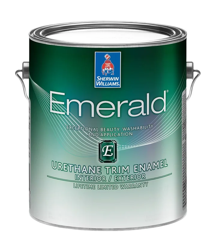 Emerald Urethane Trim Enamel by Sherwin-Williams, gallon can