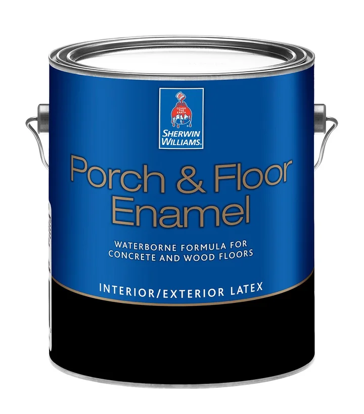 Porch & Floor Enamel by Sherwin-Williams, gallon can