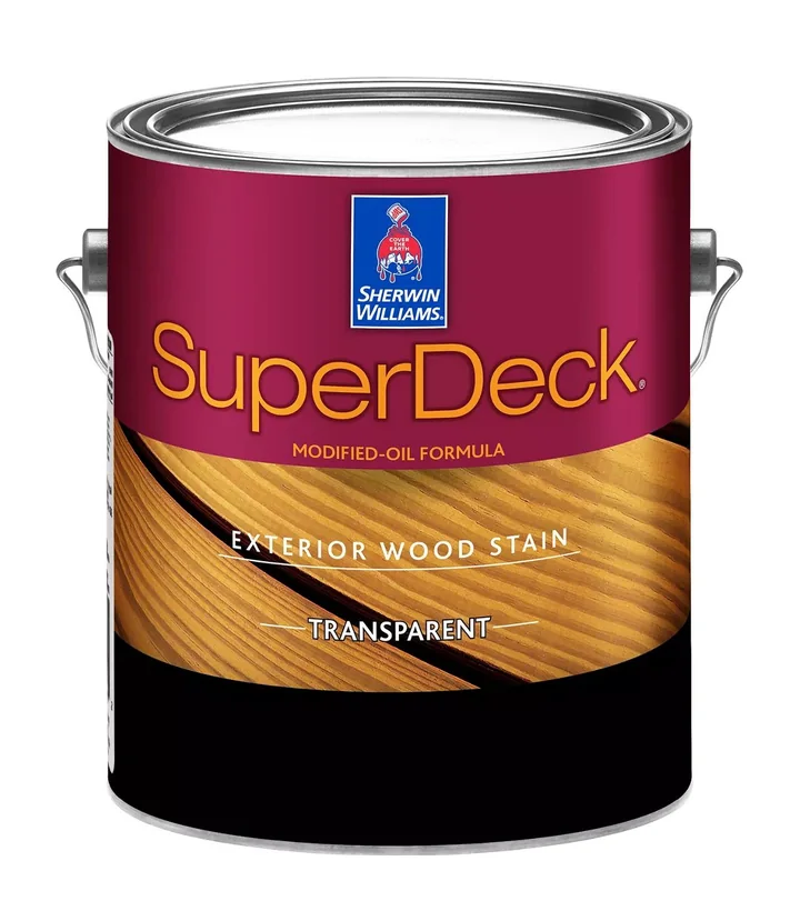 SuperDeck Transparent by Sherwin-Williams, gallon can